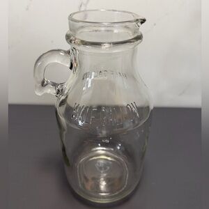 Clear Glass Half Gallon Jug